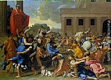 Nicolas Poussin Famous Paintings - Rape of the Sabine Women